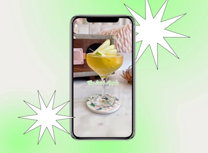 A TikToker shows off St. Patrick's Day drink recipes on TikTok that include an Irish Apple. 