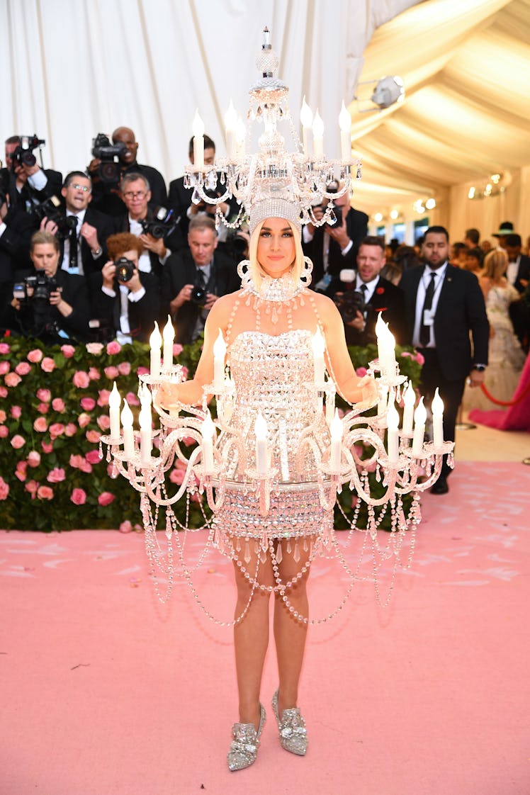 Katy Perry attends The 2019 Met Gala Celebrating Camp: Notes on Fashion at Metropolitan Museum of Ar...