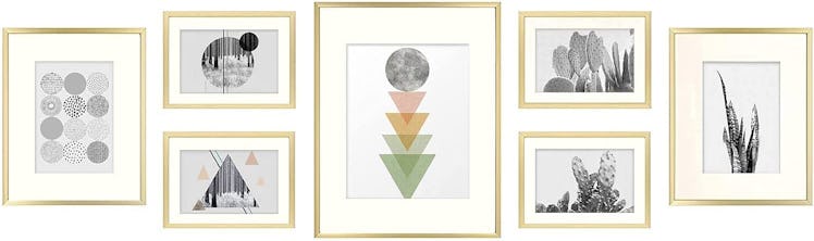 GOLDEN STATE ART Gallery Wall Frames (Set of 7)