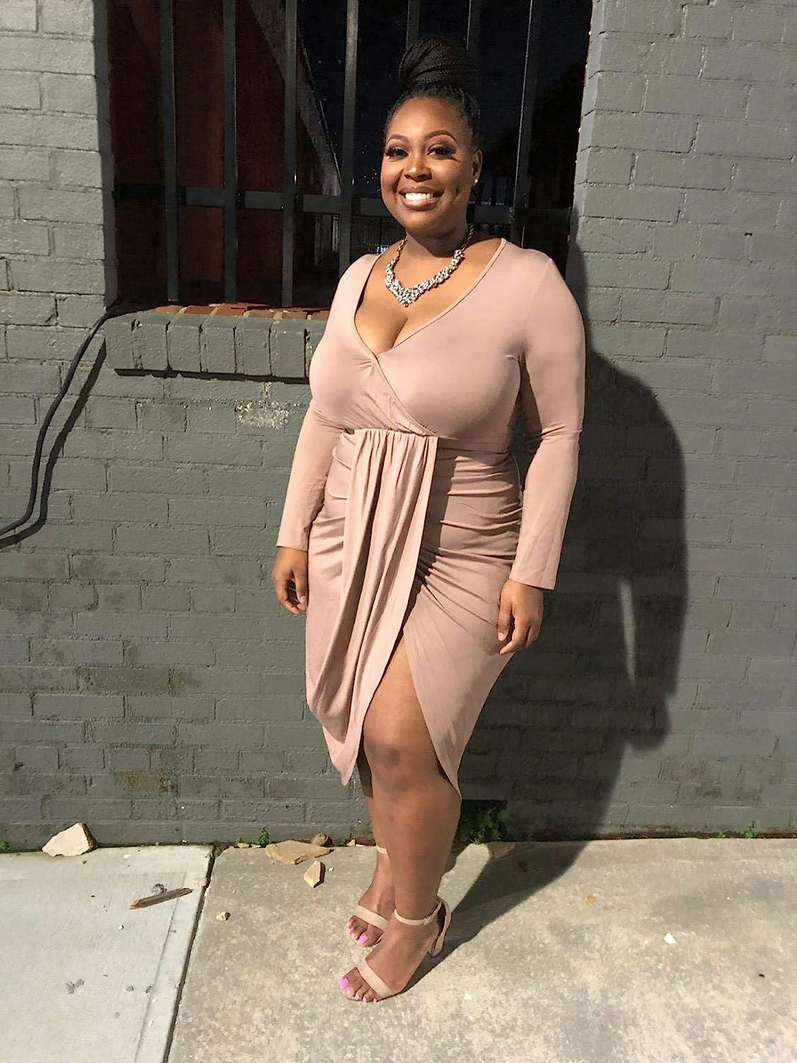 AM CLOTHES Plus Size Bodycon Dress