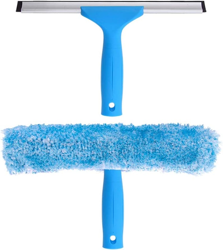 MR. SIGA Window Cleaning Squeegee and Scrubber