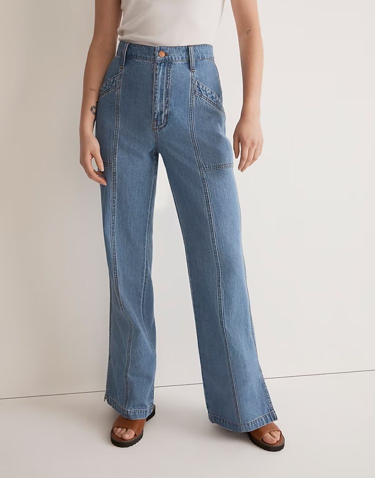 Relaxed Loose Flare Jeans