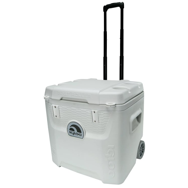 52 Qt 5-Day Marine Ice Chest Cooler with Wheels