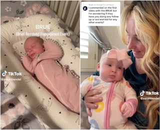 TikTok mom Sarah Bendel went viral in February 2023 after describing her infant daughter's BRUE (bri...