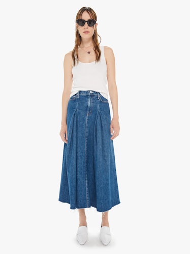The Pleated Maxi Skirt Fray