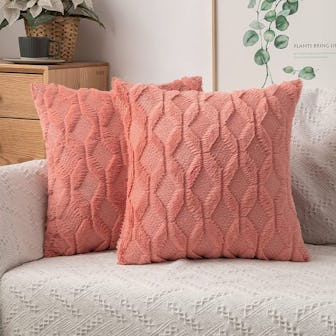 MIULEE Coral Throw Pillow Covers (Set of 2)
