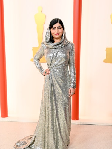 Malala Yousafzai at the 95th Annual Academy Awards held at Ovation Hollywood on March 12, 2023 in Lo...