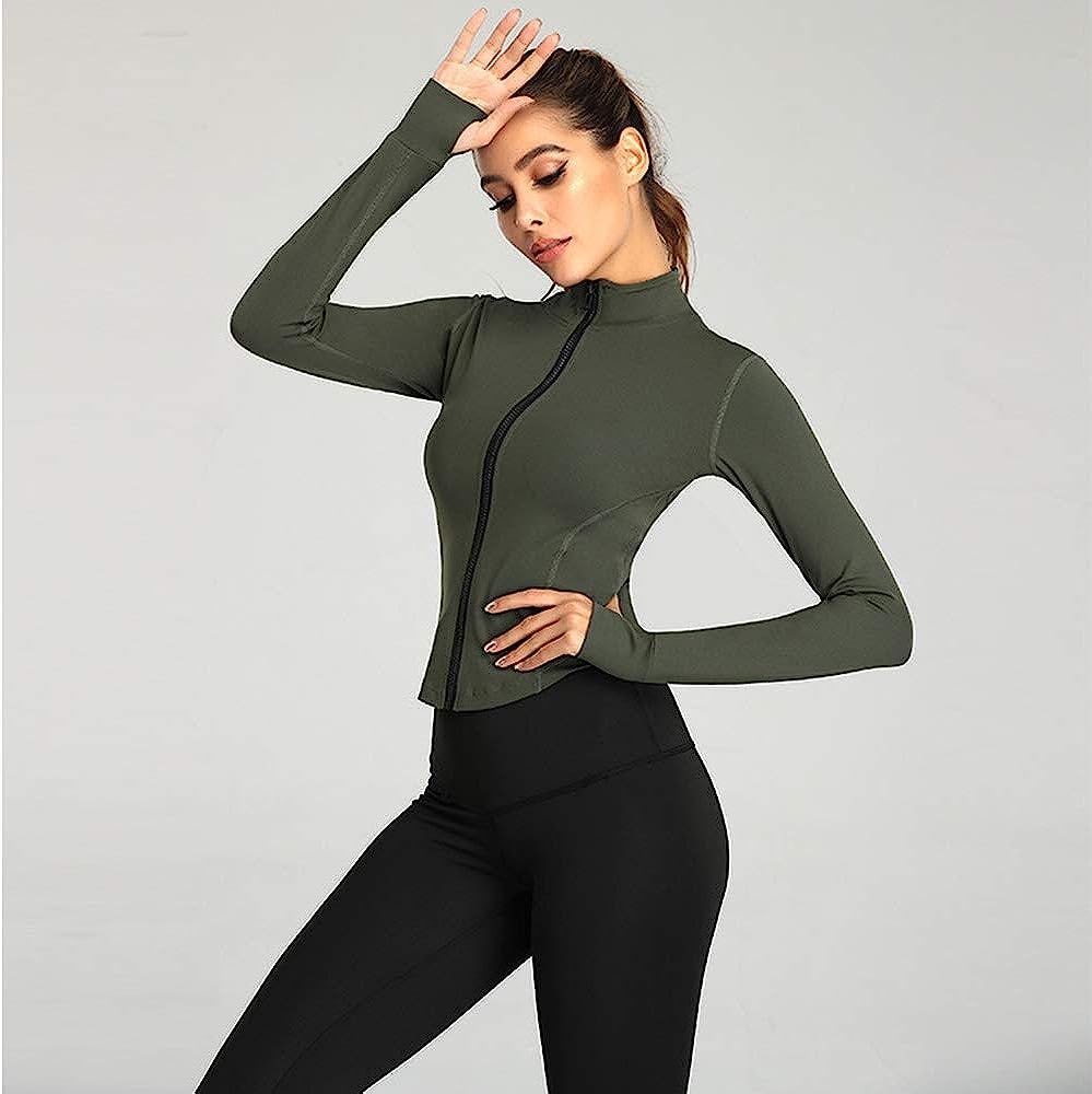 Gihuo Athletic Full Zip Workout Jacket