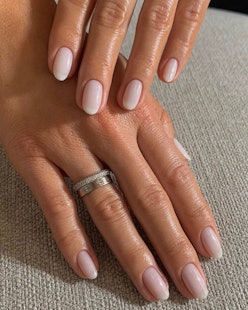 Wedding manicure ideas for brides.