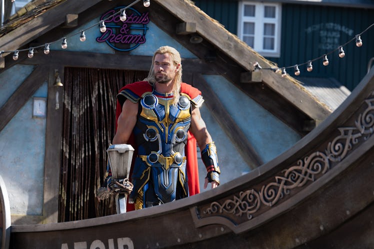 Chris Hemsworth as Thor in 2022's Thor: Love and Thunder