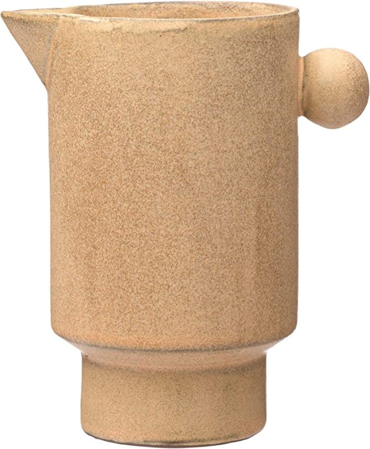 Creative Co-Op Modern Small Stoneware Pitcher