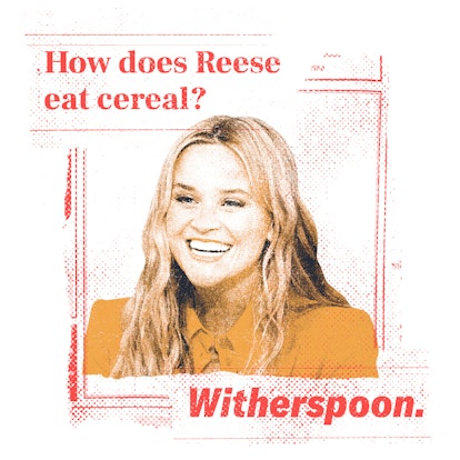 How does Reese eat cereal?