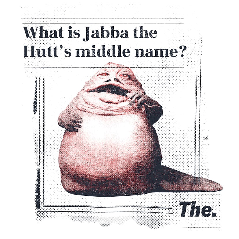 What is Jabba the Hutt's middle name?