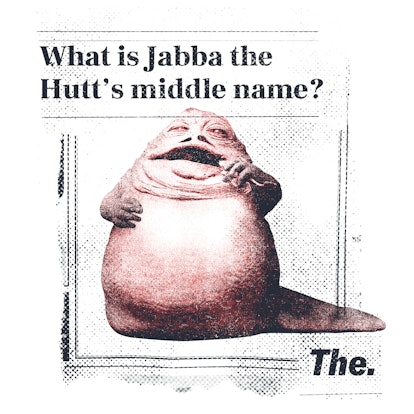 What is Jabba the Hutt's middle name?