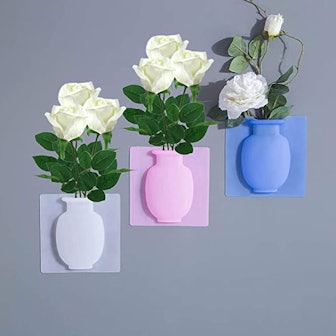 ChezMax Flower Pot Silicone Sticky Vase (3 Pieces)