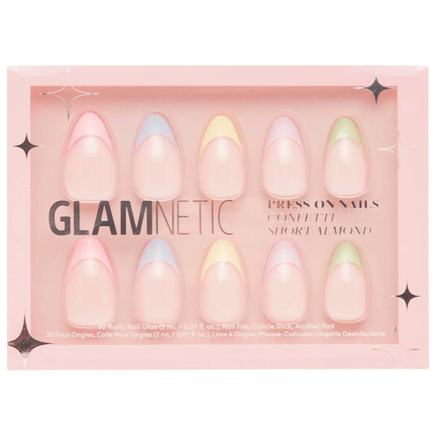 Glamnetic Confetti Press-On Nail Kit, Limited Edition