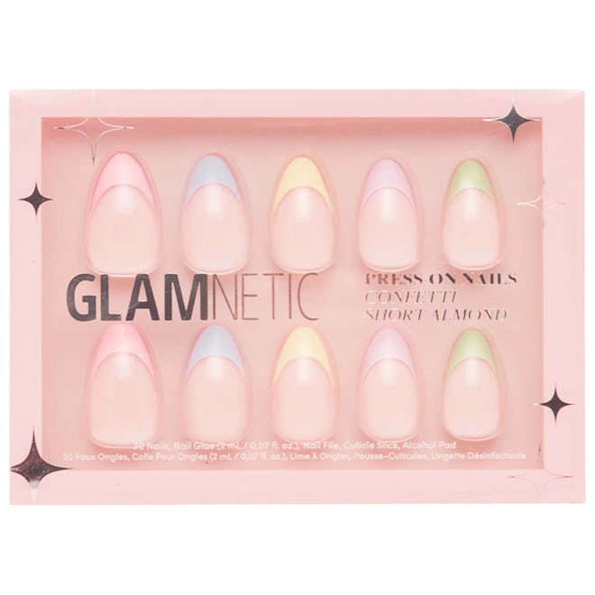 Glamnetic Confetti Press-On Nail Kit, Limited Edition
