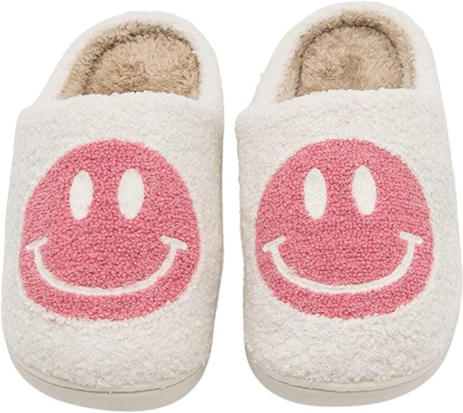CHATTE Retro Smiley Face Indoor Outdoor Slip-On Slipper
