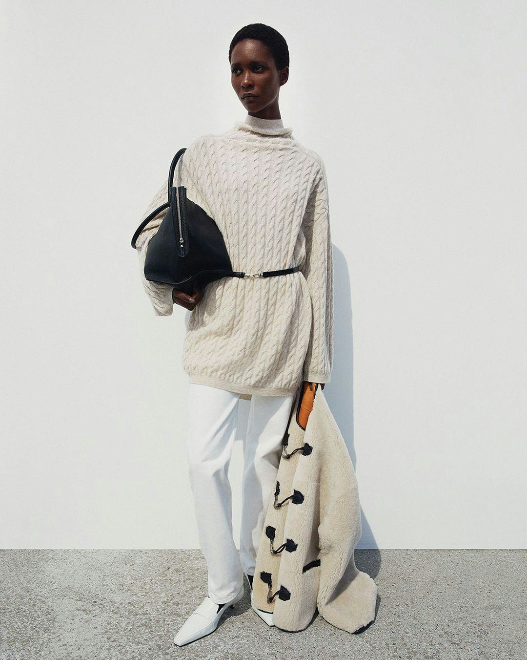 toteme skinny belt outfit