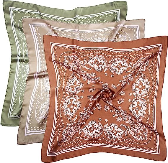 Doobo Satin Scarves (Set of 3)