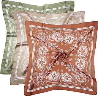 Doobo Satin Scarves (Set of 3)