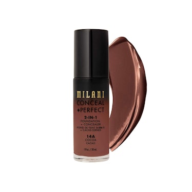 Milani conceal and perfect 2 in 1 foundation and concealer is the best drugstore foundation conceale...