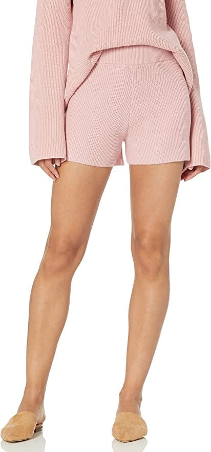 The Drop Women&rsquo;s Faith Pull-On Ribbed Sweater Short