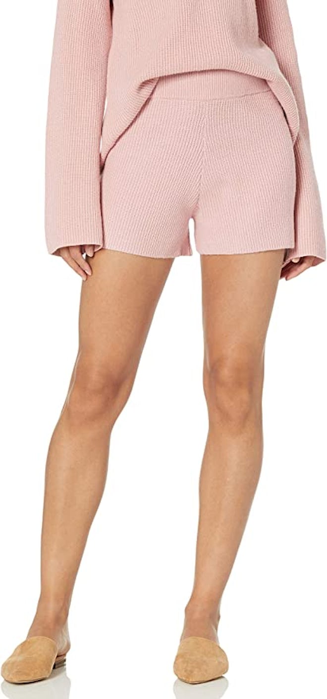 The Drop Women's Faith Pull-On Ribbed Sweater Short