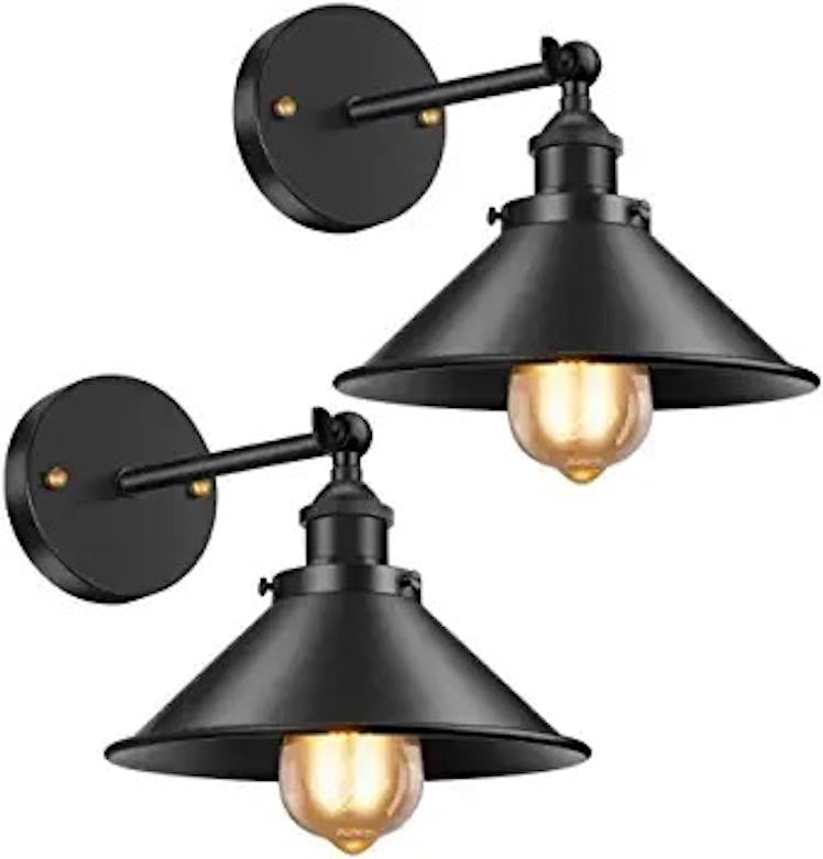 Licperron Black Wall Sconce (2 Pieces)