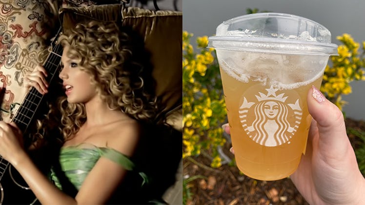 The Starbucks Taylor Swift drink for debut is a green tea lemonade. 
