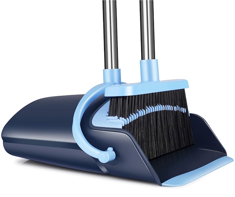 OLLSDIRE Broom and Dustpan Set