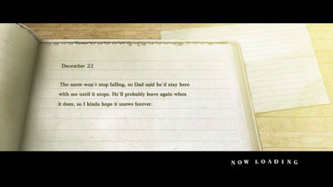 NieR Replicant diary loading screens