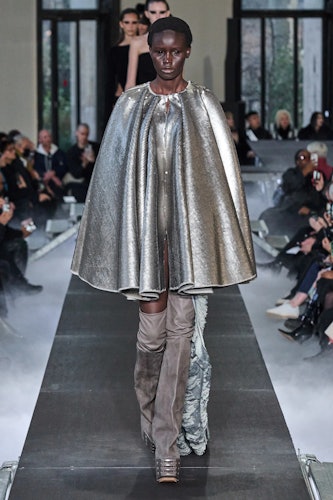 A look from Rick Owens fall 2023 runway