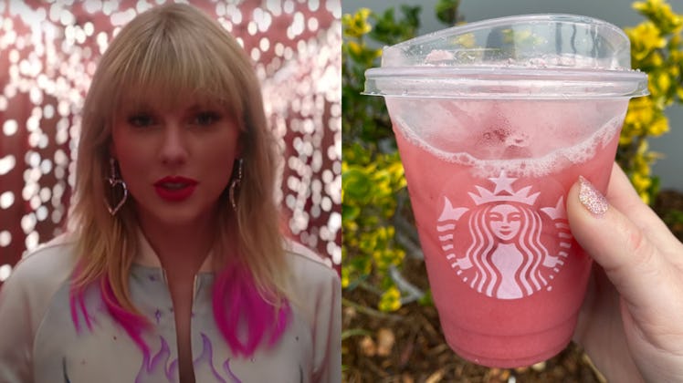 The 'Lover' Starbucks drink from Taylor Swift's 'Lover' era is a Pink Drink. 