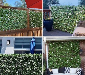 JOYSFIT Expandable Faux Ivy Fence