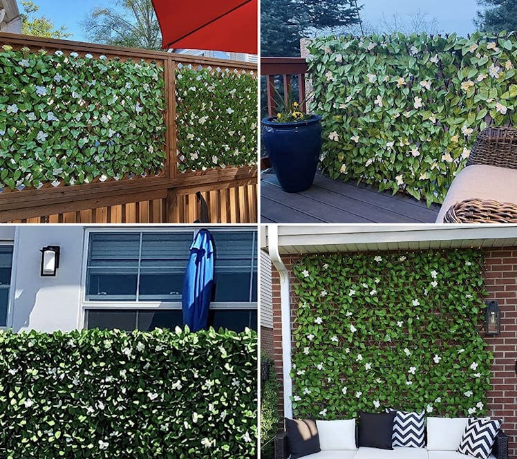 JOYSFIT Expandable Faux Ivy Fence