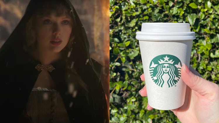 The Taylor Swift Starbucks drink for the 'evermore' era is the London Fog Tea Latte. 