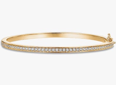 PAVOI Gold-Plated Cubic Zirconia Bangle