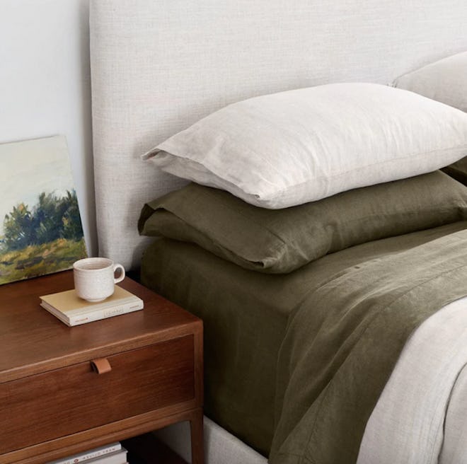 Stonewashed Linen Bed Bundle — Earth Series