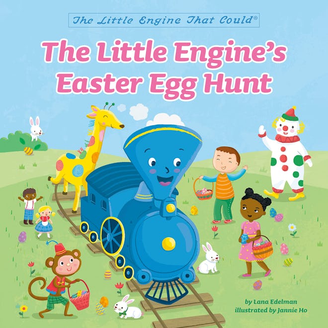 'The Little Engine's Easter Egg Hunt' written by Watty Piper, illustrated by Jannie Ho
