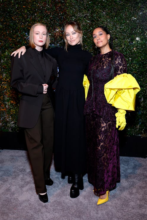 Hannah Einbinder, Olivia Wilde and Tracee Ellis Ross attend the Fashion Trust U.S. Awards 2023