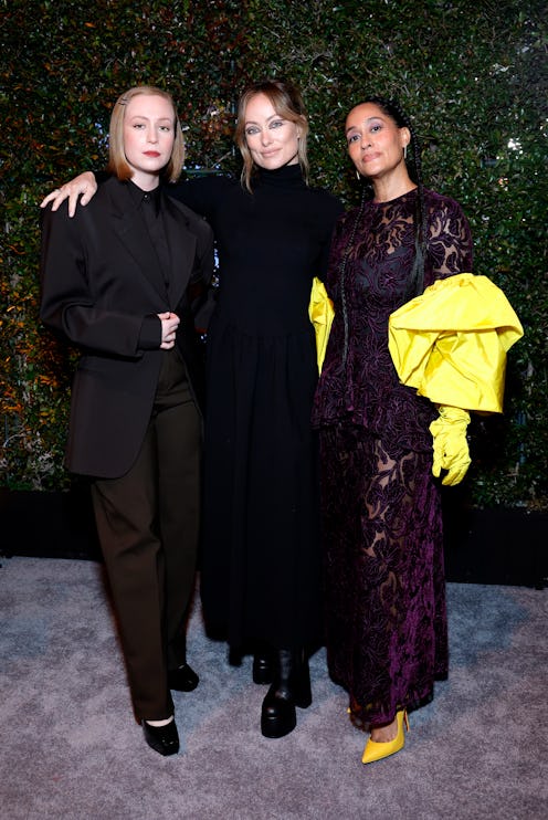 Hannah Einbinder, Olivia Wilde and Tracee Ellis Ross attend the Fashion Trust U.S. Awards 2023 