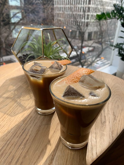 The Oleato Iced Cortado looked almost like a cocktail.