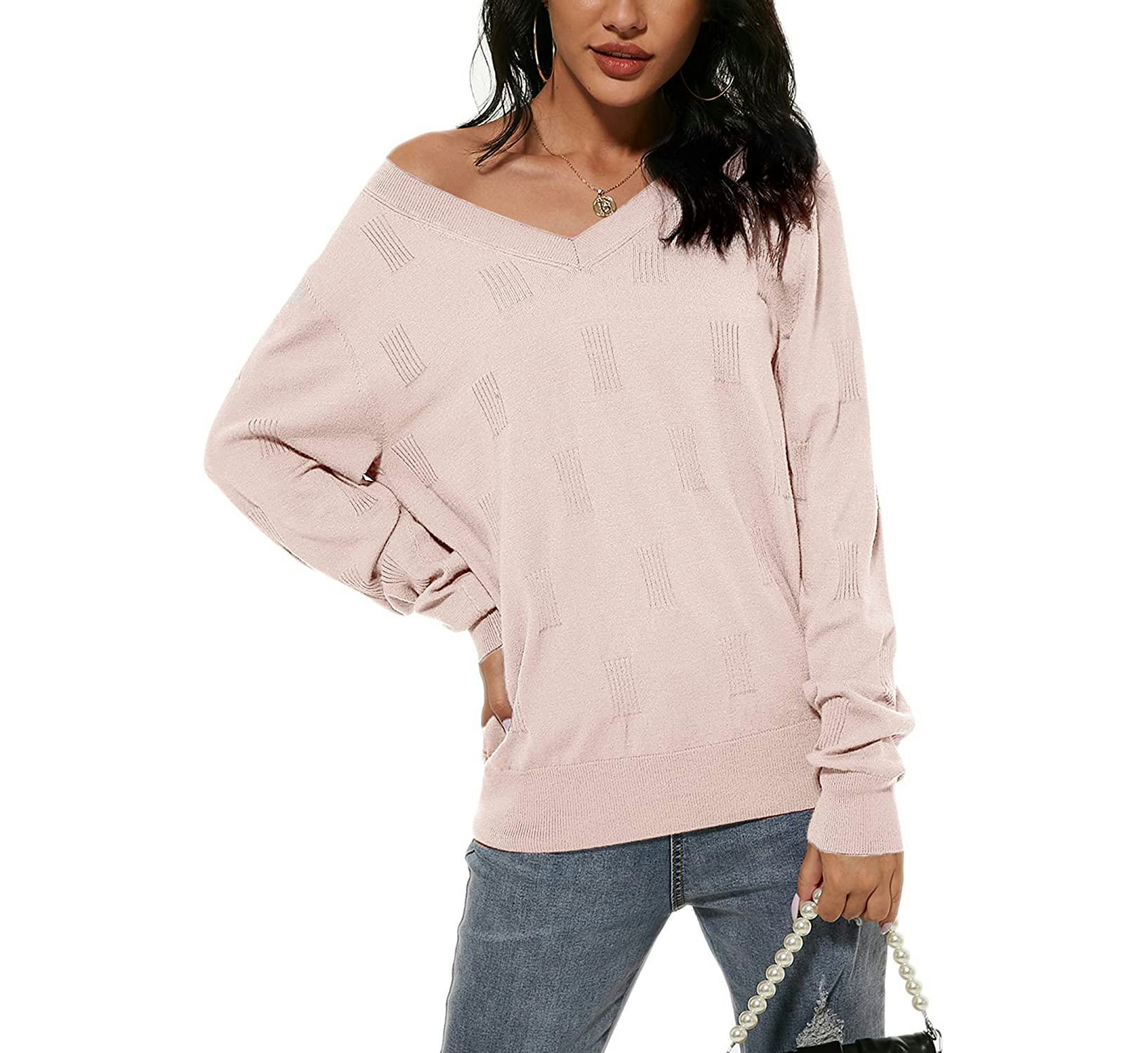 Arach&amp;Cloz V Neck Long Sleeve Pullover