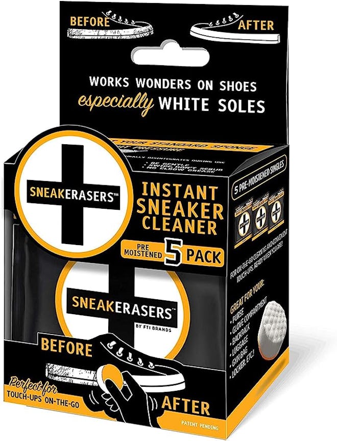 SneakERASERS Instant Sole and Sneaker Cleaner (5-Pack)
