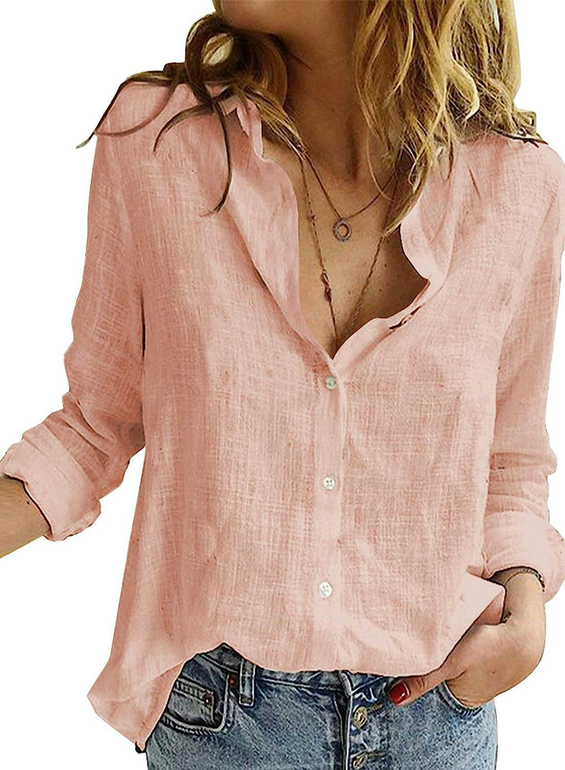 Astylish Button Down Blouse