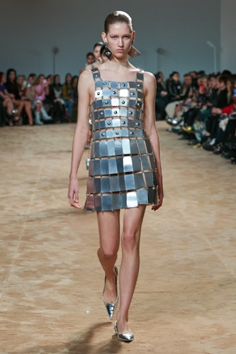 a look from Paco Rabanne fall 2023 runway