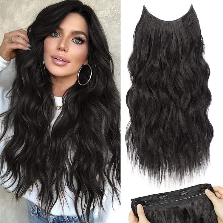 NANNAN Invisible Wavy Hair Extensions