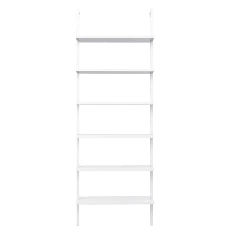Kanissa 85'' H x 30'' W Steel Ladder Bookcase