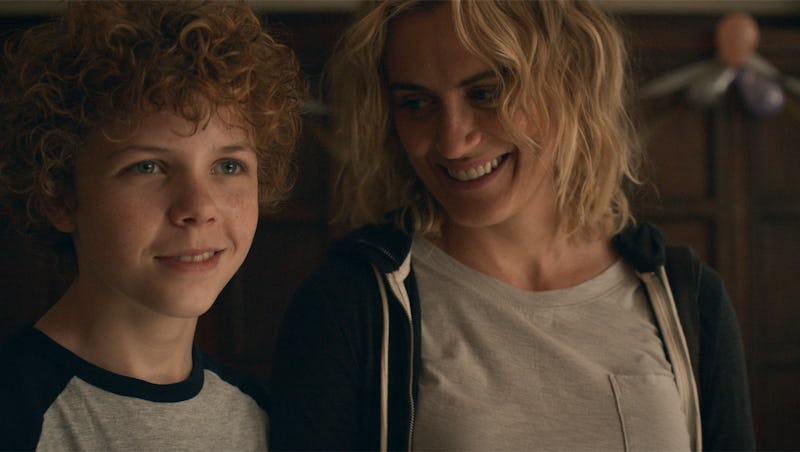Colin O’Brien and Taylor Schilling in 'Dear Edward.' Photo via Apple TV+